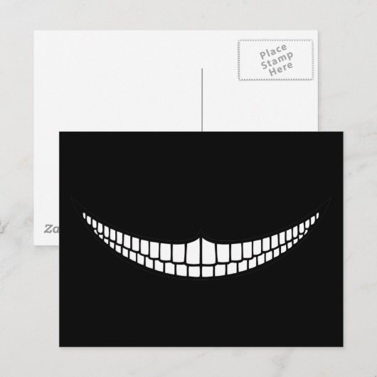 Cheshire Grin Briefkaart (Voorkant / Achterkant)