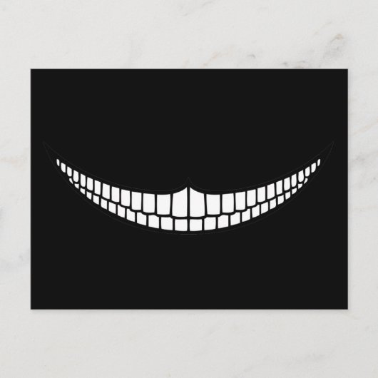 Cheshire Grin Briefkaart (Voorkant)