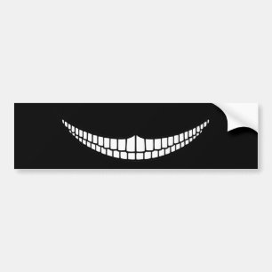 Cheshire Grin Bumpersticker