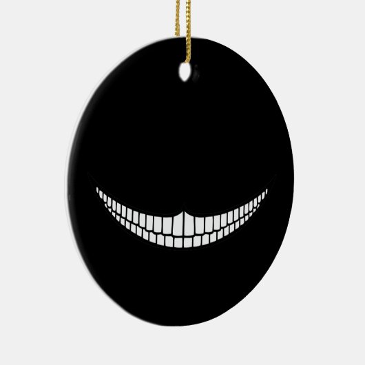 Cheshire Grin Keramisch Ornament (Rechts)