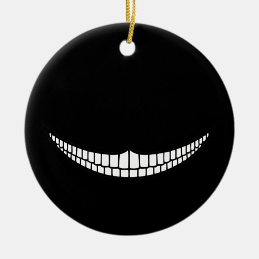 Cheshire Grin Keramisch Ornament (Voorkant)