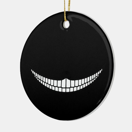 Cheshire Grin Keramisch Ornament (Links)