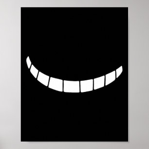 Cheshire Grinning Smiling Alice in Wonderland Poster