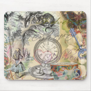 Cheshire Kat Alice Wonderland Klassieker Muismat