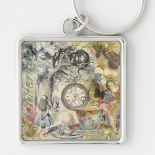 Cheshire Kat Alice Wonderland Klassieker Sleutelhanger