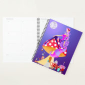 Cheshire Kat op paddenstoel wonderland Planner (Display)