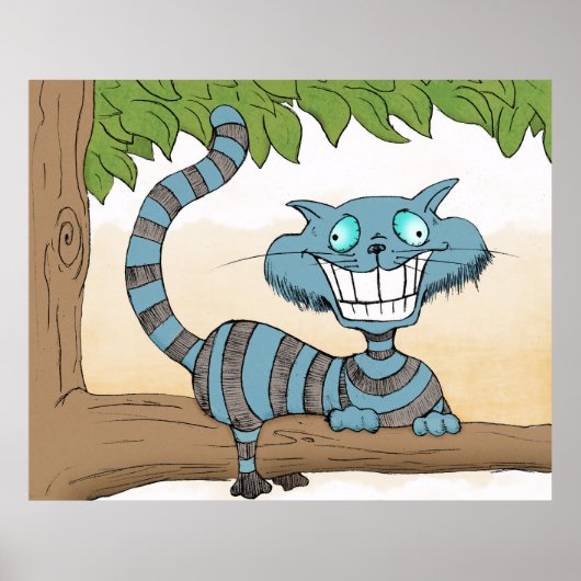 Cheshire Kat Poster (Voorkant)