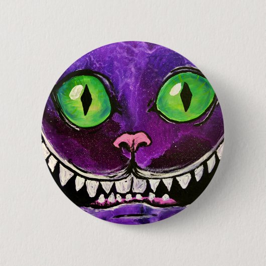 Cheshire.png Ronde Button 5,7 Cm (Voorkant)
