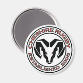 cheshire rugby magnet (Voorkant / Achterkant)