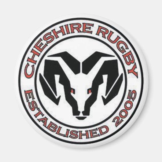 cheshire rugby magnet (Voorkant)