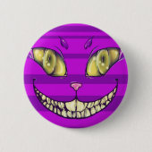 Cheshire Smile Ronde Button 5,7 Cm (Voorkant)