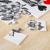 cheshuurkat klassieke alice uit wonderland legpuzzel (Zijkant)