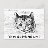 Chesire Cat - Alice In Wonderland karakter Briefkaart (Voorkant)