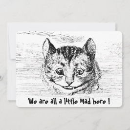 Chesire Cat - Alice In Wonderland karakter Notitiekaartje