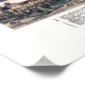 Chesire, CT Panoramic Map - 1882 Poster (Hoek)