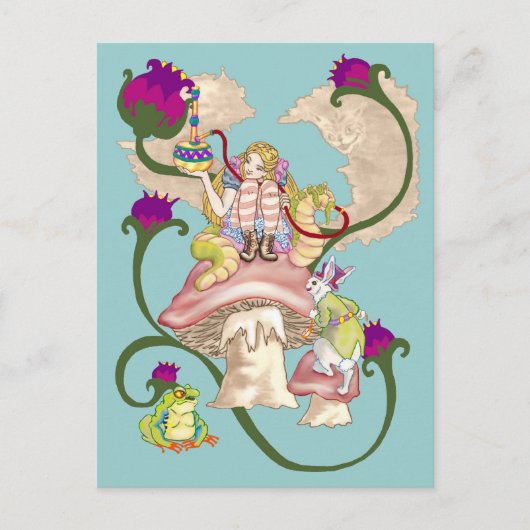 Chesire Smoke Briefkaart (Voorkant)