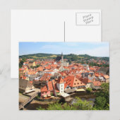 Chesky Krumlov 001, Tsjechische foto Briefkaart (Voorkant / Achterkant)