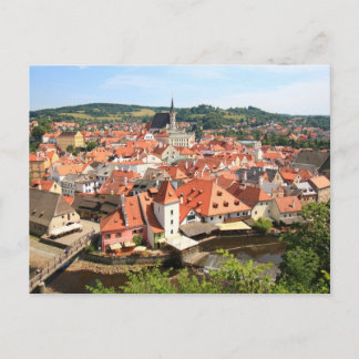 Chesky Krumlov 001, Tsjechische foto Briefkaart