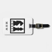 CHESS aangepast bagagelabel (Voorkant horizontaal)