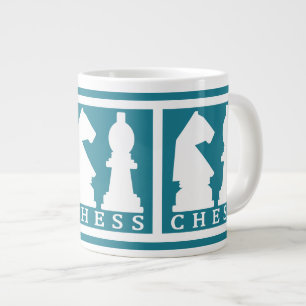 CHESS aangepaste jumbo-mok voor kleur Grote Koffiekop
