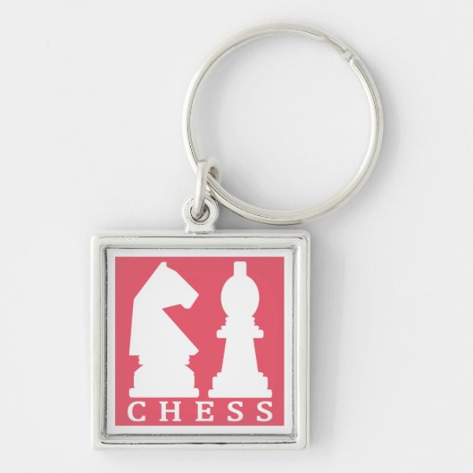 CHESS aangepaste sleutelketen Sleutelhanger (Voorkant)