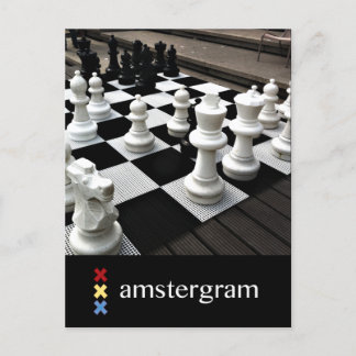 Chess Amsterdam Briefkaart