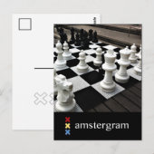 Chess Amsterdam Briefkaart (Voorkant / Achterkant)