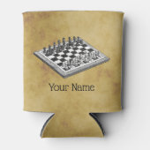 Chess and Chess Board  WBG Verstoord Blikjeskoeler (Voorkant)