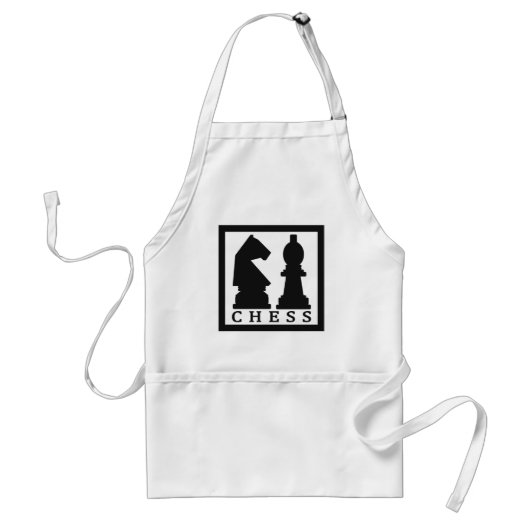 CHESS aprons Standaard Schort (Voorkant)