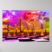 Chess art beste schaken poster (Voorkant)