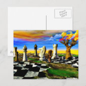 Chess Art Briefkaart (Voorkant / Achterkant)