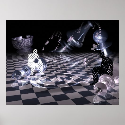 Chess Art Poster (Voorkant)