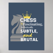 Chess - Artistically Subtle Poster (Voorkant)
