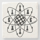 Chess Atom — ChessMatters Onderzetter (Voorkant)