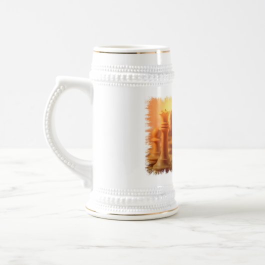 Chess Beer Stein afspelen Bierpul (Links)