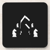 Chess Bier Onderzetter (Voorkant)