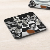 Chess Bier Onderzetter (Linkerzijde)