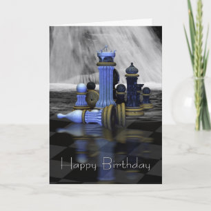 Chess Birthday Kaart