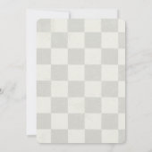 Chess Birthday Party Uitnodiging voor kinderen en (Achterkant)