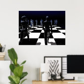 Chess - Bishop's POV Poster (Thuiskantoor)