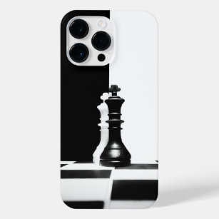 Chess-Black en White iPhone 14 Pro Max Hoesje
