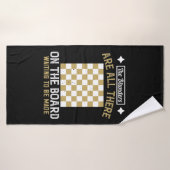 Chess - Blunders wachten op het maken Badhanddoek (Badhanddoek)
