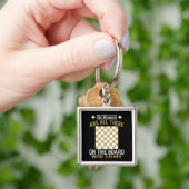 Chess - Blunders wachten op het maken Sleutelhanger (Hand)