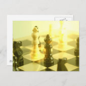 Chess Board Briefkaart (Voorkant / Achterkant)