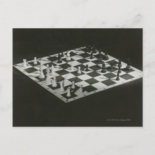 Chess Board Briefkaart (Voorkant)