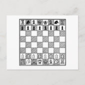 Chess Board Briefkaart (Voorkant)