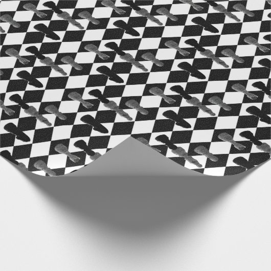 Chess Board Cadeaupapier (Hoek)