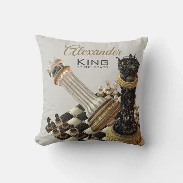 Chess Board Chess Champion Kussen (Voorkant)