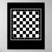 Chess Board Chess Chess Game Player Poster (Voorkant)