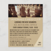 Chess Board, Chess Club Adverteren Flyer (Voorkant)